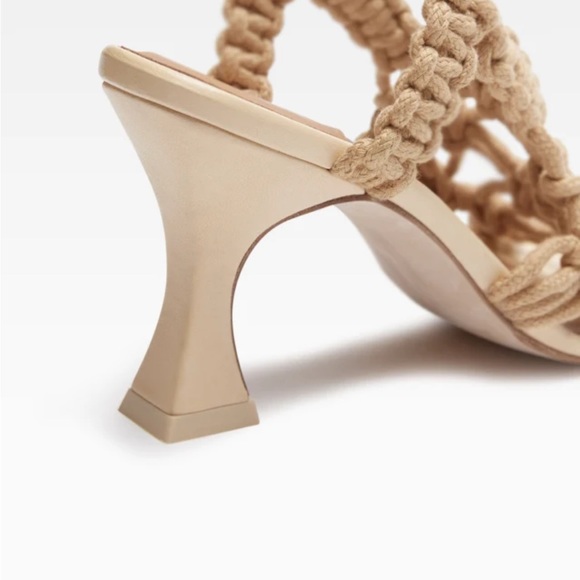 New! MIISTA ‘Braided Rope Ankle Tie’ Sandals - Picture 2 of 16